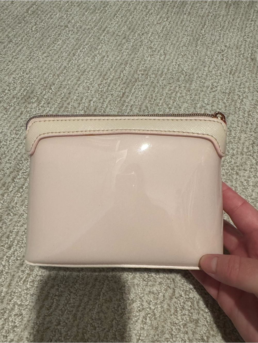 Ted Baker Blush Pink Bow Cosmetic Case with Rose Gold Accents - BRAND NEW - Picture 3 of 5